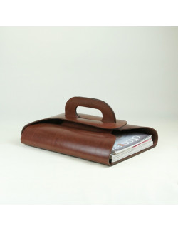 Revistero Tartera en color tabaco