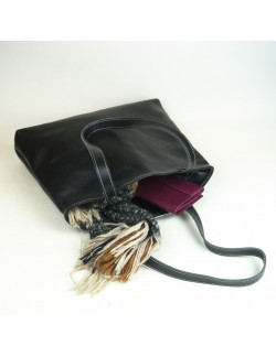 Reyes en color negro cosido en crudo