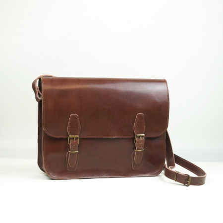 Cartera Holanda horizontal en color tabaco