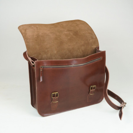 Cartera Holanda horizontal en color tabaco