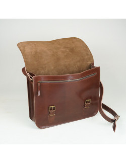 Cartera Holanda horizontal en color tabaco