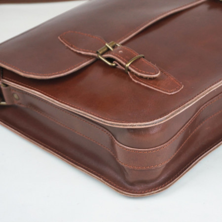 Cartera Holanda horizontal en color tabaco