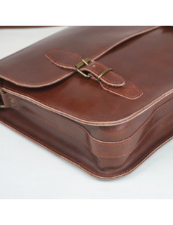 Cartera Holanda horizontal en color tabaco