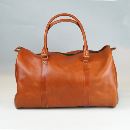 Bolsa de Viaje en color original cosida en marrón