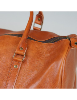 Bolsa de Viaje en color original cosida en marrón