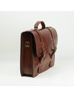 Cartera Mateo en color tabaco