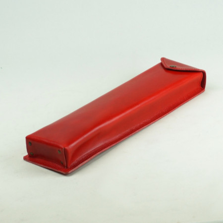 Funda Abanico para pinceles en rojo