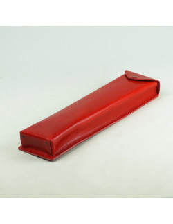 Funda Abanico para pinceles en rojo