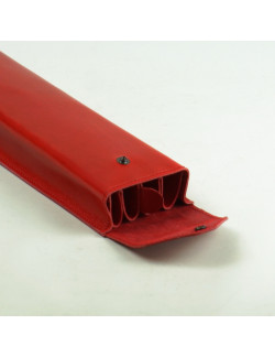 Funda Abanico para pinceles en rojo