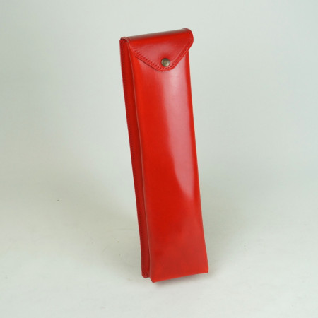Funda Abanico para pinceles en rojo