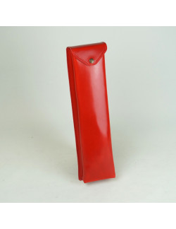 Funda Abanico para pinceles en rojo