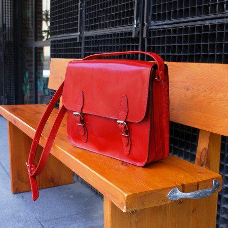 Cartera Holanda horizontal en color rojo