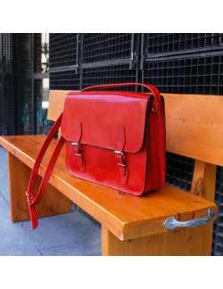 Cartera Holanda horizontal en color rojo