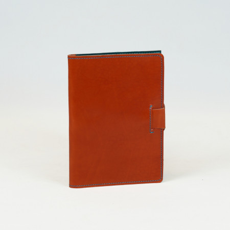 Libreta A5 en original cosido con hilo turquesa