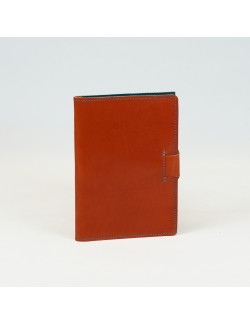 Libreta A5 en original cosido con hilo turquesa