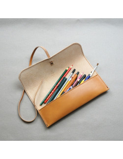 Plumier en piel original