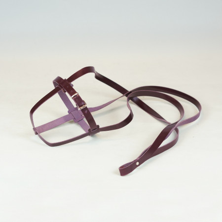 Macetero en color burdeos