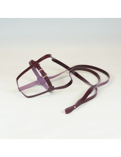 Macetero en color burdeos