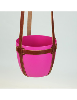 Macetero en color tabaco