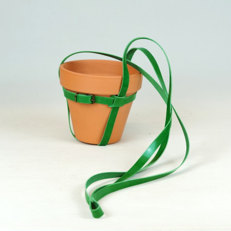 Macetero en color verde