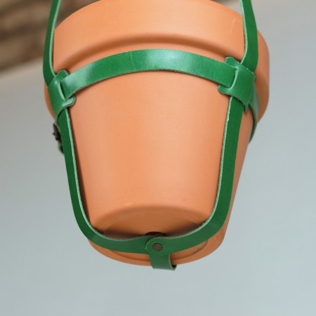 Macetero en color verde