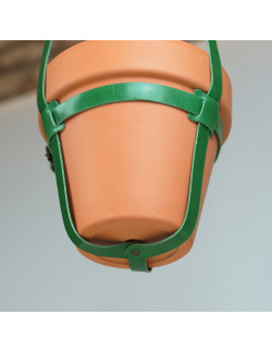 Macetero en color verde