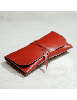 Funda de herramientas en color cereza