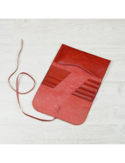 Funda de herramientas en color cereza