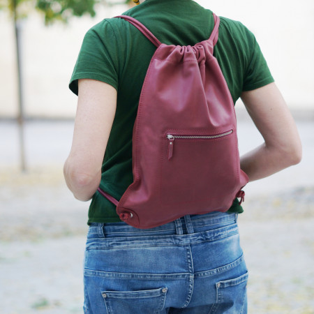 Saco en color granate