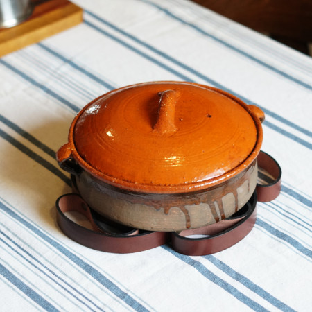 Salvamanteles en color tabaco