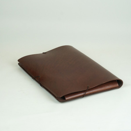 Carpeta de gomas en color tabaco