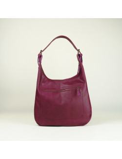 Definitivo en color púrpura cosido en burdeos