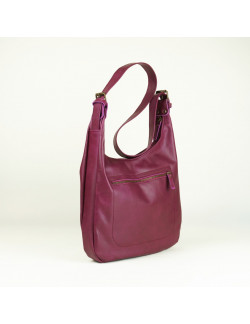 Definitivo en color púrpura cosido en burdeos