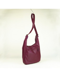 Definitivo en color púrpura cosido en burdeos