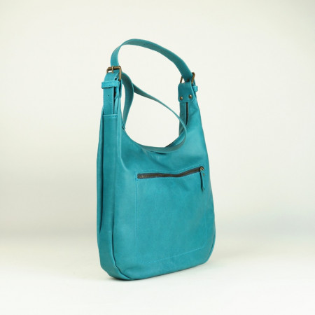 Definitivo en color turquesa cosido en turquesa