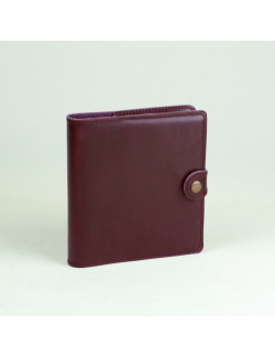 Libro Cuadrado en color burdeos